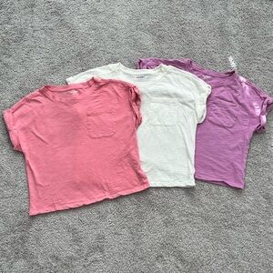 Bundle of 3 boxy cotton t-shirts